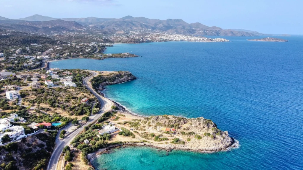 Uitzicht kustlijn Kreta