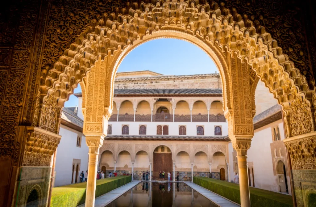 Entree Alhambra-paleis in Granada, Spanje